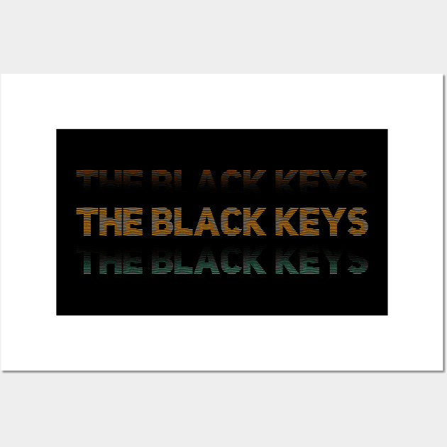 Distressed Vintage - Black Keys Wall Art by SIJI.MAREM